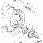 FZR 600R Заднее колесо
