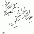 XT 350 Side cover (california model only)