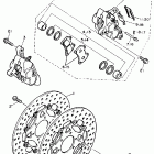 FZR 400S Передний тормозной суппорт