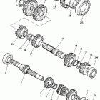 Virago 750 Трансмиссия