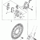 YZ 125 Передний тормозной суппорт