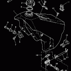 YZ 250WR Топливный бак