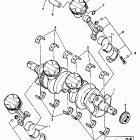 FZR 600 Коленчатый вал и Поршень