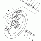 YZ 490 Переднее колесо