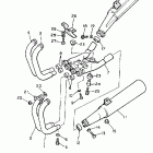 FJ1200 Выхлопная система