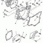 YZ 125 Крышка картера двигателя