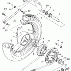 FZR 600RA Заднее колесо