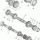 XV1100AC/XV1100A Трансмиссия