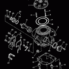 YZ 250WR Цилиндр и головка цилиндра