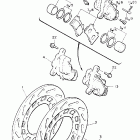 XVZ 1300 Передний тормозной суппорт