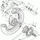 FZR1000 Заднее колесо