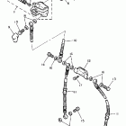 YX600W Radian Главный тормозной цилиндр,передний