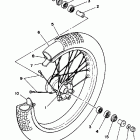 YZ 80 Переднее колесо