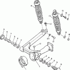 XV1100W/XV1100WC Подвеска задние амортизаторы