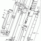 YZ 125 Передняя вилка