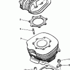 YZ490W Цилиндр