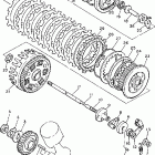 XV1100W/XV1100WC Сцепление