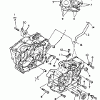 XT 350 Crankcase (non-california model)