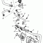 FZR 400S Водяной насос