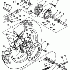 YZ 490 Заднее колесо