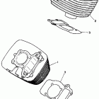XV250WC/XV250W Cylinder non california model