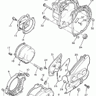 YX600W Radian Крышка картера двигателя