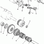 XV1100W/XV1100WC Муфта стартера