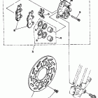 YZ 250WR Передний тормозной суппорт