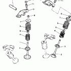 XV1100W/XV1100WC Клапана
