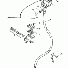 XT 350 Главный тормозной цилиндр,передний