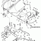 FJ1200W Топливный бак  (только шт. Калифорния)