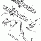FZR1000 Цепь механизма газораспределения