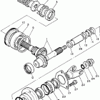 XV1100W/XV1100WC Промежуточный ведущий вал