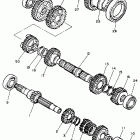 Virago 750 Трансмиссия