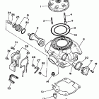 YZ 250WR Цилиндр и головка цилиндра