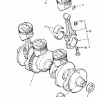 FJ1200W Коленчатый вал и Поршень