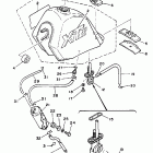 XT 350 Топливный бак  (только шт. Калифорния)