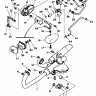 XV 250 Exhaust (california model only)