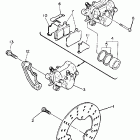 FZR 400S Задний суппорт тормозной