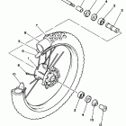 YZ 250WR Переднее колесо