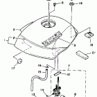 YSR 50 Топливный бак