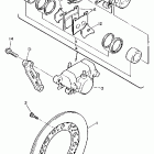 FJ1200W Задний суппорт тормозной