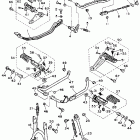 Virago 750 Подножки