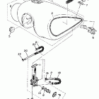 Virago 750 Топливный бак