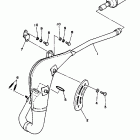YZ 80 Выхлопная система