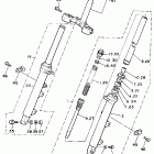 YX600W Radian Передняя вилка
