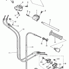 FZR600R Руль -тросы