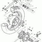 FJ1200W Заднее колесо