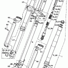 YZ 250 Передняя вилка