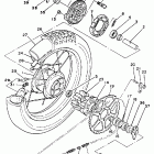 XT 350 Заднее колесо